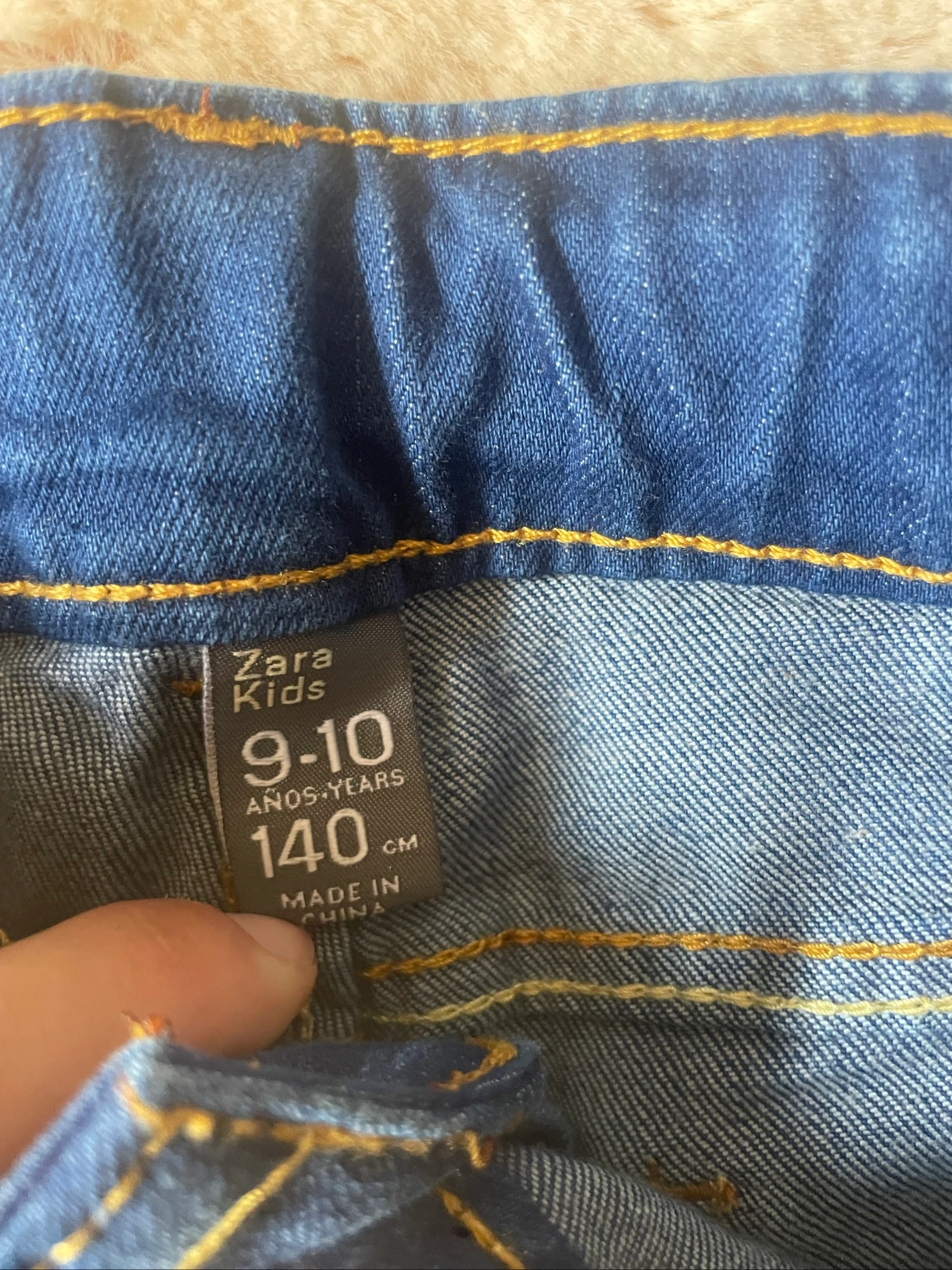 Short en jean Zara Kids bleu 9-10 ans (140 cm) – photo 3